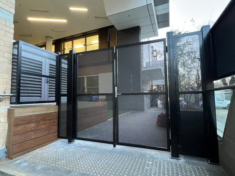Perforated screen gates and fencing – Melbourne